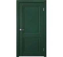 Дверь межкомнатная Деканто 1 ПГ, цвет:  Barhat Green (Полотно с черной вставкой)
