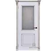 Межкомнатная дверь Багет 32 ПО, цвет:  эмаль белая RAL 9003