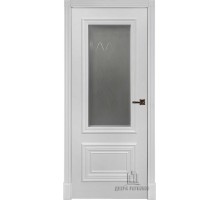 Межкомнатная дверь Престиж 1/2 ПО, цвет:  эмаль белая RAL 9003