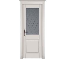 Дверь межкомнатная Элегия ПО, цвет: эмаль белая эмаль