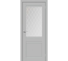 Межкомнатная дверь Парма 1212 стекло, цвет: менхеттен