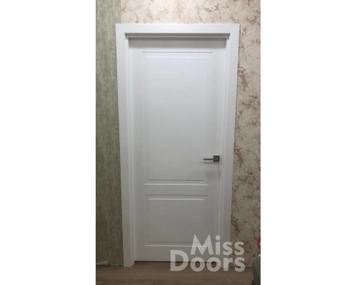 Межкомнатная дверь Flat 2 ПГ, цвет: Polar